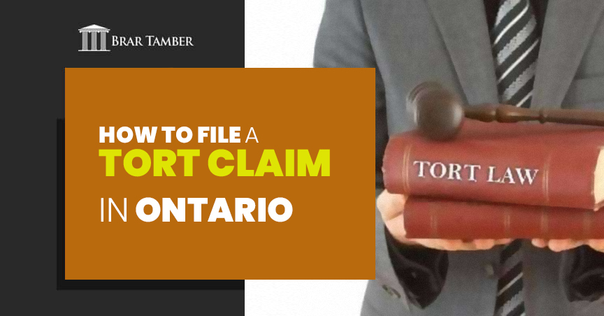 How to File a Tort Claim in Ontario
